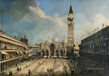 CANALETTO Piazza San Marco Canaletto Peinture à l'huile
